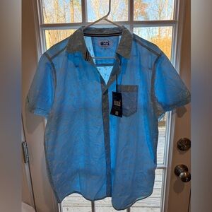 Uzzi Light Blue and white Casual Shirt